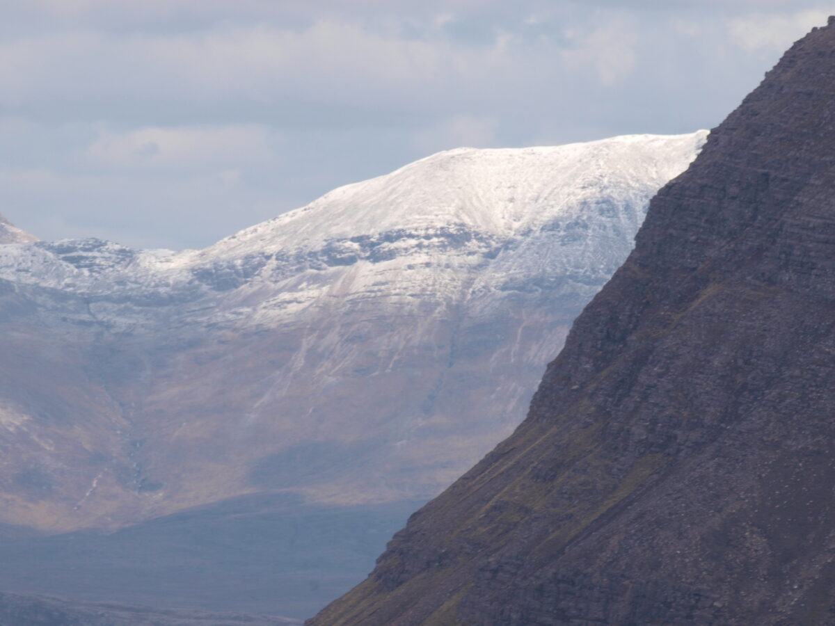 Montagne enneigée d'Ecosse par Vincent Dessaint photographe