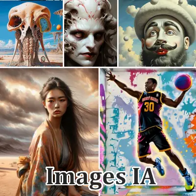 images IA réalisées grâce à l'Intelligence artificielle par le photographe Vincent Dessaint